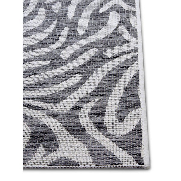 Сив и бежов килим на открито , 160 x 230 cm Cebra - NORTHRUGS-image-2