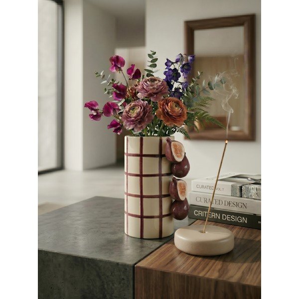 Лилава/кремава керамична ваза (височина 21 cm) Havor – Yes Everyday-image-2