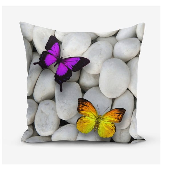 Двойна калъфка за възглавница "Пеперуда" със смес от памук, 45 x 45 cm - Minimalist Cushion Covers