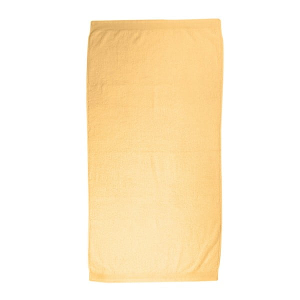 Žlutý  ručník Artex Delta, 100 x 150 cm