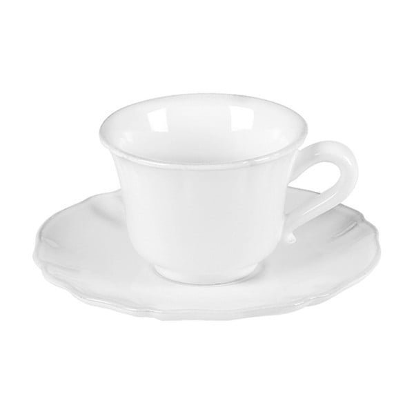 Бяла чаша с чинийка Alentejo, 220 ml - Costa Nova