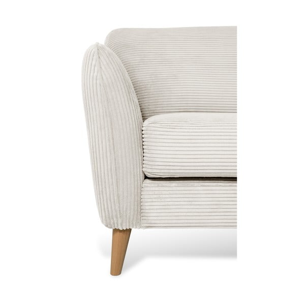 Бял ъглов диван от рипсено кадифе (десен ъгъл) Paris – Scandic-image-4