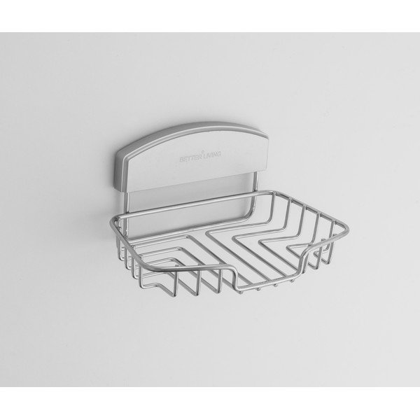 Nástěnný držák na mýdlo bez nutnosti vrtání Compactor Gel, 18 x 11 cm-image-2