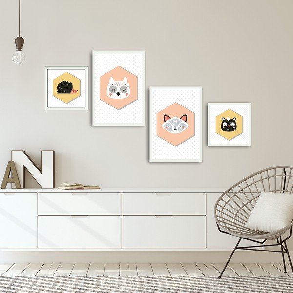 Комплект от 4 картини Alpyros Hurgo - Unknown-image-1