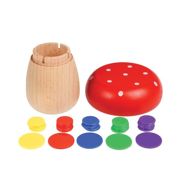 Дървена игра с бълхи гъби TiddlyWinks - Rex London-image-1