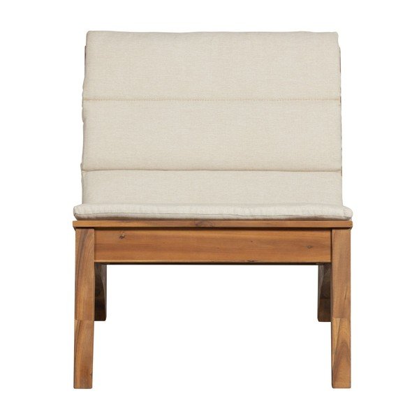 Кремаво-естествено градинско кресло от масивно дърво Kenai – Exotan-image-2