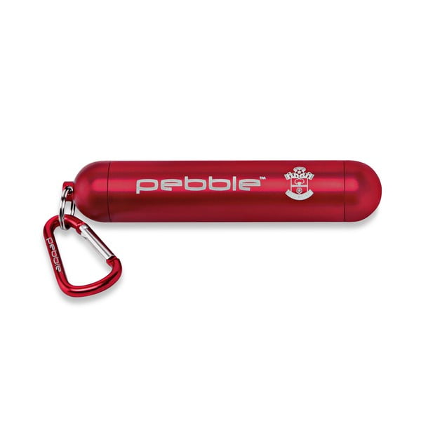 Cestovní nabíječka Pebble Southampton FC Smartstick, červená