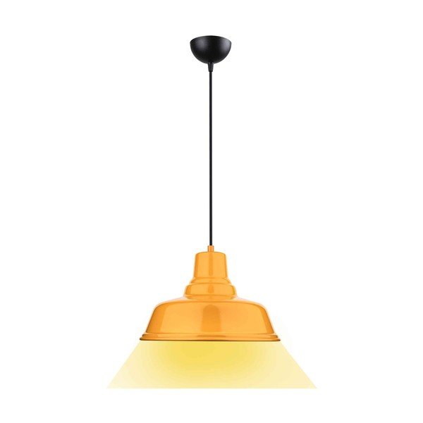 Висяща лампа от метал в цвят охра ø 32 cm Pawn - Squid Lighting-image-4