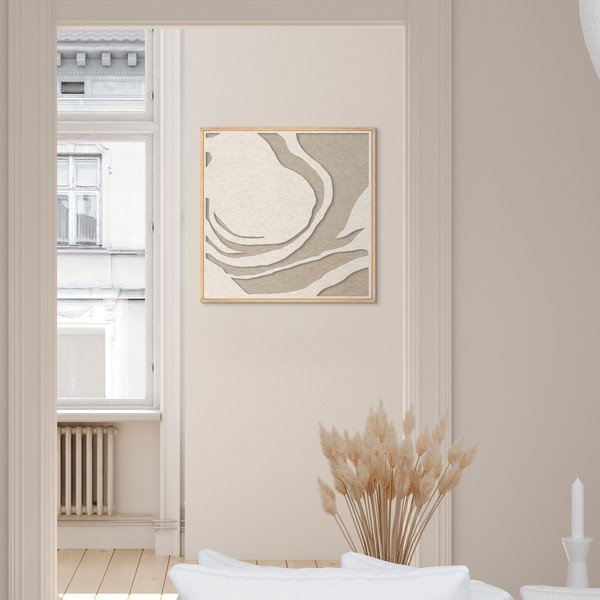 3D картина с включена рамка/акустична 62x62 cm Silent Whisper 1 – Malerifabrikken-image-1