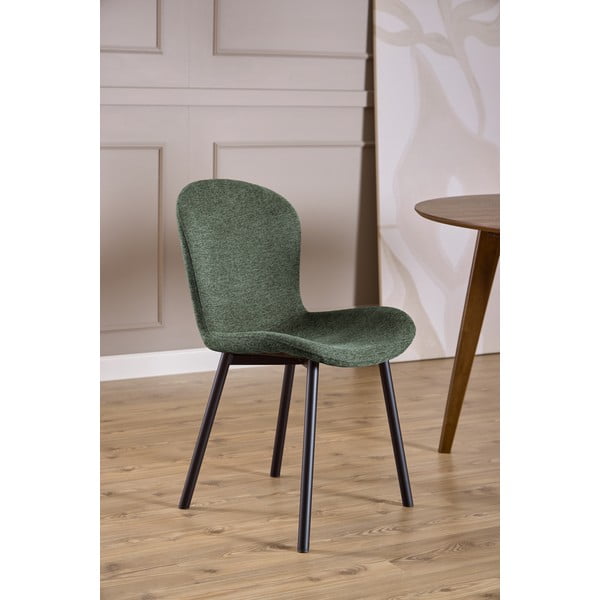 Тъмнозелен трапезен стол Esra – Actona-image-2