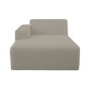 Светлокафяв модулен диван от букле (ляв ъгъл) Roxy – Scandic
