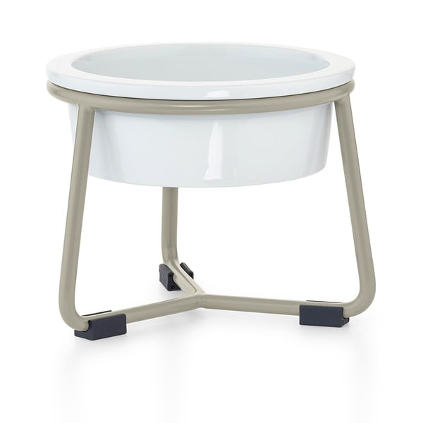 Порцеланова купа с основа за куче ø 20 cm Pranzo Greige M – MiaCara