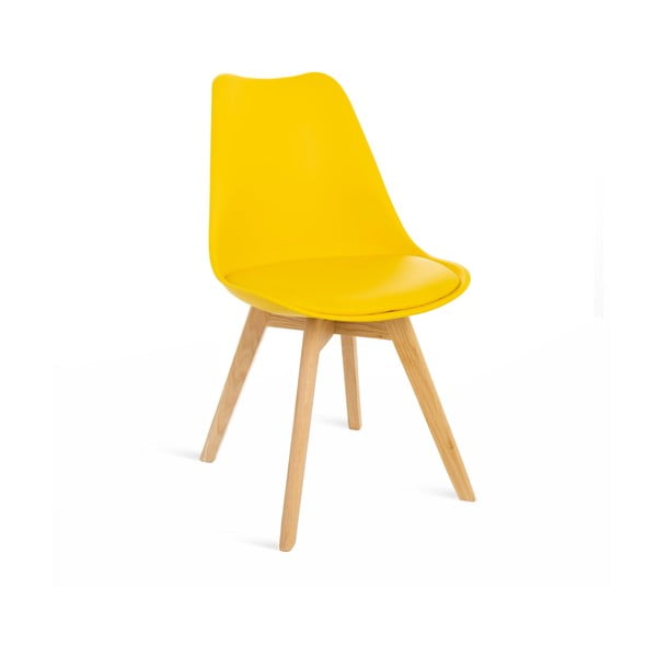 Комплект от 2 жълти стола с букови крака Retro - Bonami Essentials