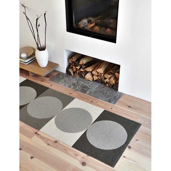 Сив и кремав килим за открито и закрито 70x140 cm Otto Clay – Pappelina-image-3