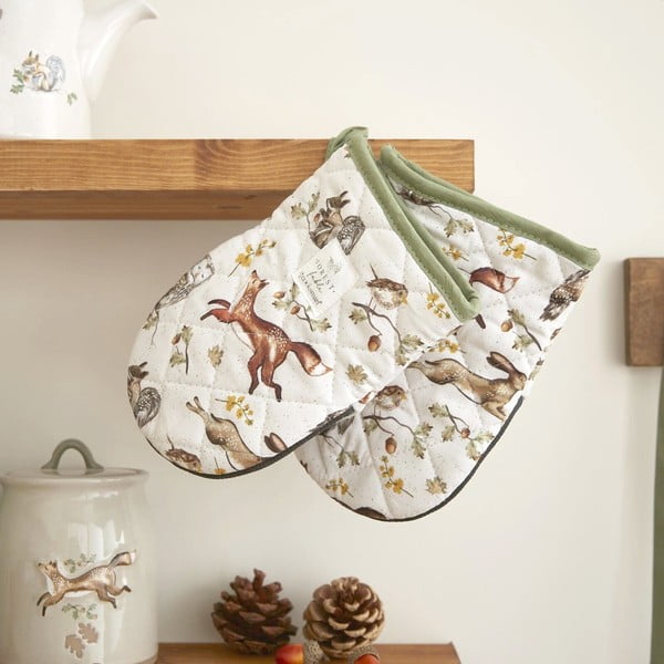 Памучни кухненски ръкавици в комплект от 2 бр. Forest Fable – Cooksmart ®-image-1