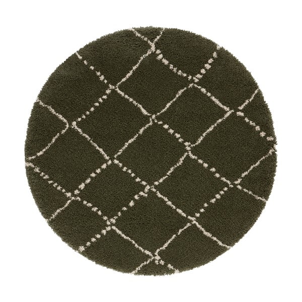 Зелен килим , ⌀ 120 cm Hash - Mint Rugs