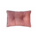Розова възглавница с кадифени копчета, 40 x 60 cm - Tiseco Home Studio