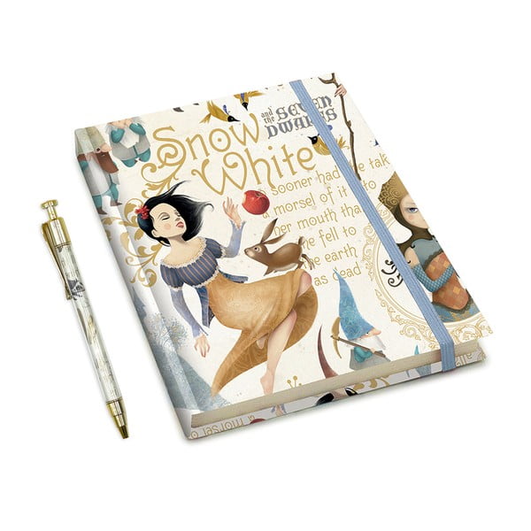 Тетрадка с химикалка 192 страници Snow White - Kartos
