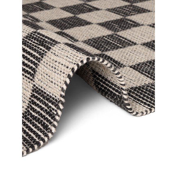Черен/кремав двустранен/ръчно изработен килим със смес от юта 160x230 cm Rex – Hanse Home-image-4