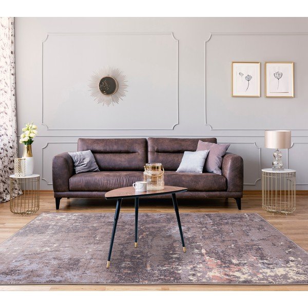 Сив вълнен килим 200x300 cm Goda - Agnella-image-1