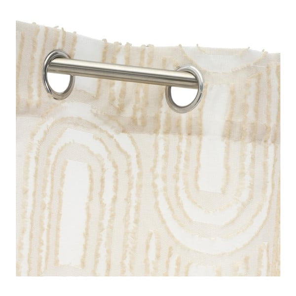 Бежова завеса 140x260 cm Relief Arch – Casa Selección-image-4