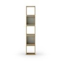 Зелено-естествена библиотека от декор от дъб  32x167 cm Lofty – Marckeric