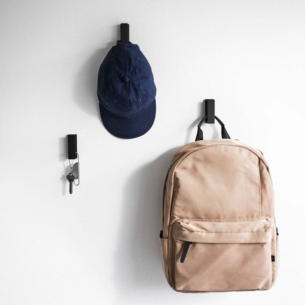 Черни стенни метални комплект куки 3 бр. Tower – YAMAZAKI-image-2