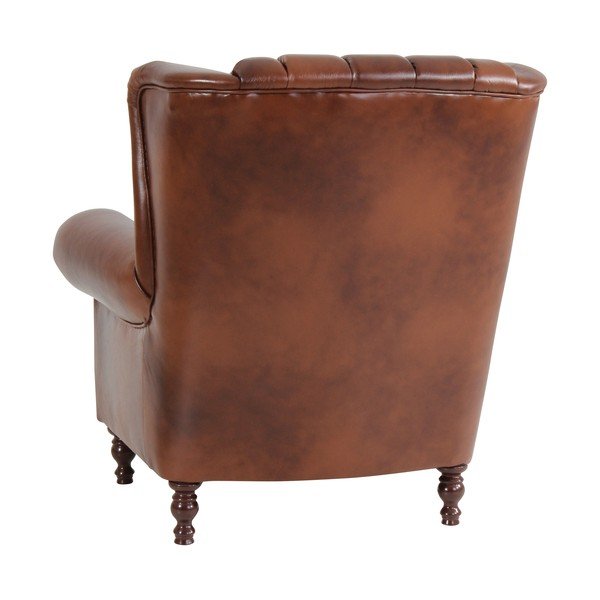 Кафяв кожен фотьойл Vary - Max Winzer-image-3