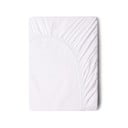 Бял памучен ластичен чаршаф , 180 x 200 cm - Good Morning