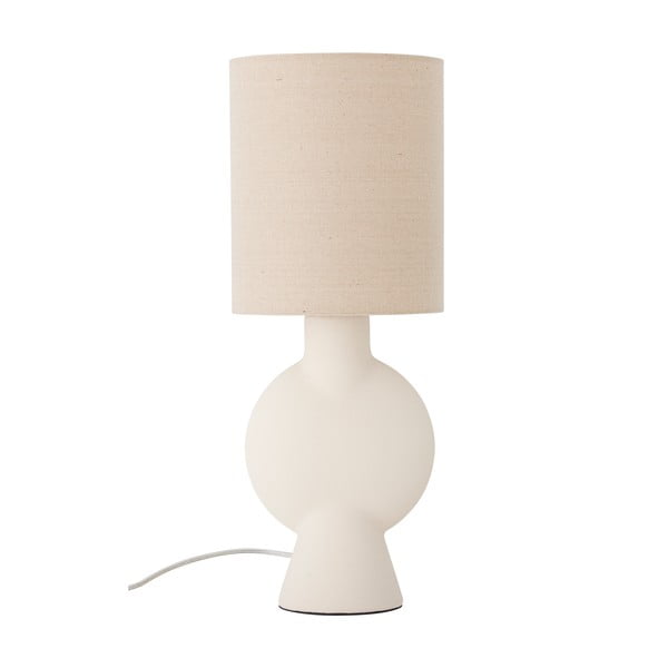 Бежова настолна лампа с текстилен абажур (височина 54,5 cm) Sergio – Bloomingville