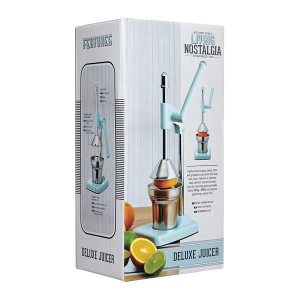 Ръчна сокоизстисквачка със син лост Living Nostalgia - Kitchen Craft-image-2