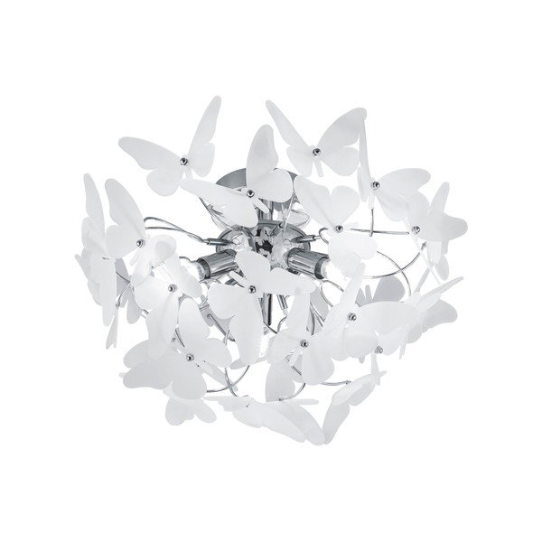 Детско осветително тяло с пластмасов абажур ø 45 cm Butterfly – Reality-image-2