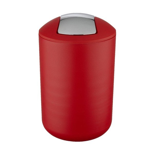 Červený odpadkový koš Wenko Swing Red L-image-1