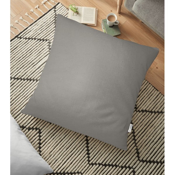 Пухкава сива калъфка за възглавница със смес от памук, 70 x 70 cm - Minimalist Cushion Covers
