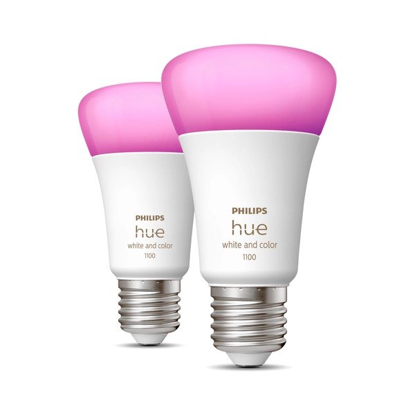 LED комплект крушки 2 бр. E27, 11 W White and color ambiance – Philips Hue-image-1