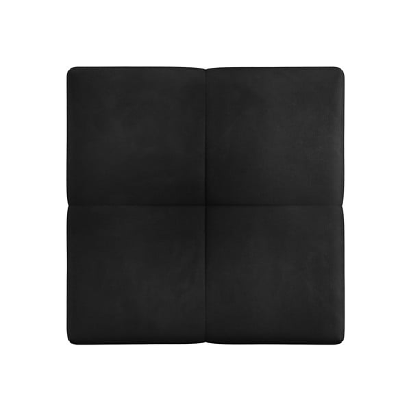 Модул за диван от черно кадифе Rome Velvet - Cosmopolitan Design-image-3