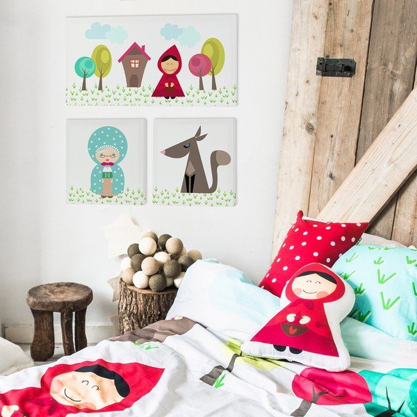 Детска картина 27x27 cm Grandma - Mr. Fox-image-1