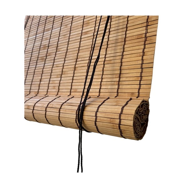 Бамбукова ролетна щора в естествен цвят 200x160 cm Zeva – Gardinia-image-2