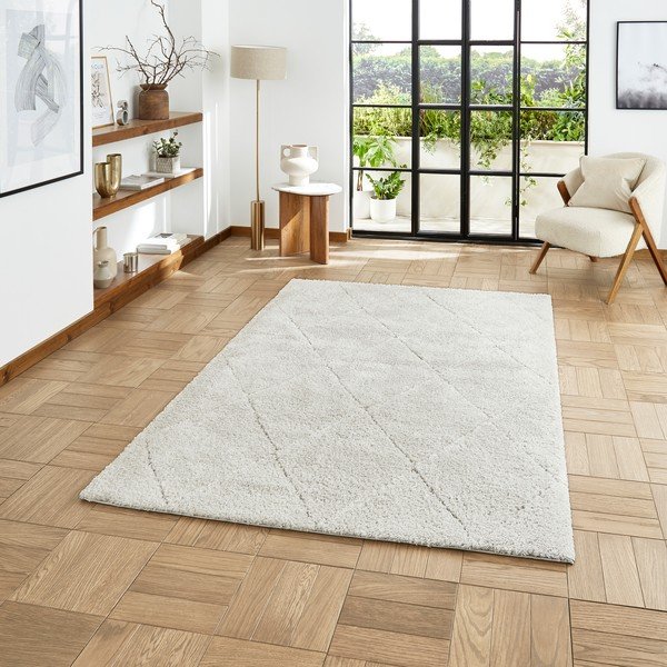Светлосив килим 160x230 cm Ideal Shaggy – Think Rugs-image-1