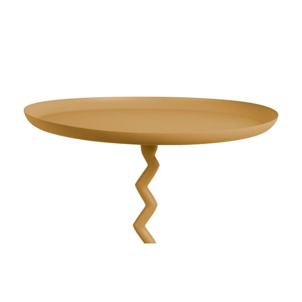 Метална кръгла странична масичка ø 40 cm Zig Zag – Leitmotiv-image-2