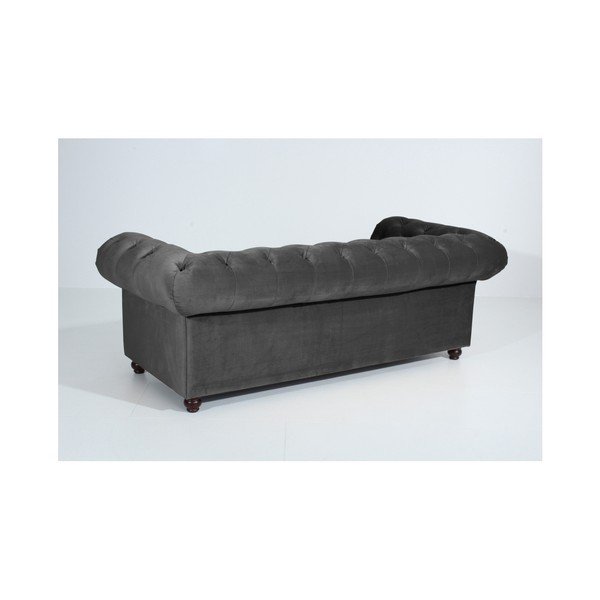 Antracitově šedá pohovka Max Winzer Orleans Velvet, 216 cm-image-1