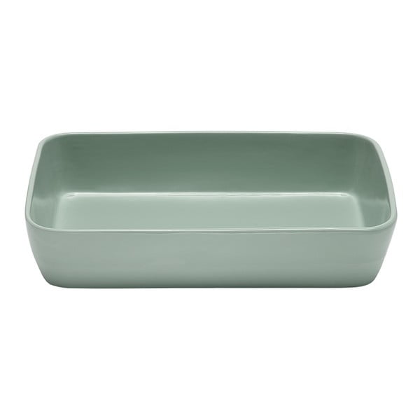 Пастелнозелена керамична чиния за печене Dipped, 40 x 24,6 cm - Ladelle