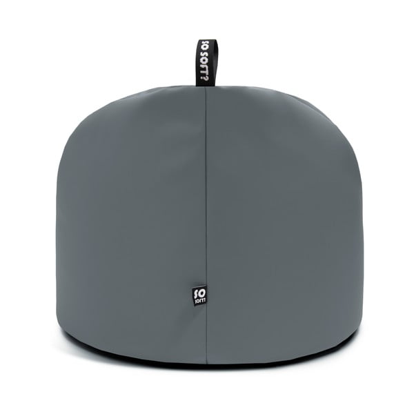 Червен  пуф от изкуствена кожа Round L – So Soft?-image-4