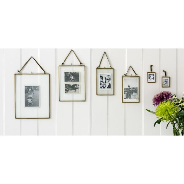 Метална стояща рамка в златисто 20x37,5 cm – Rex London-image-1