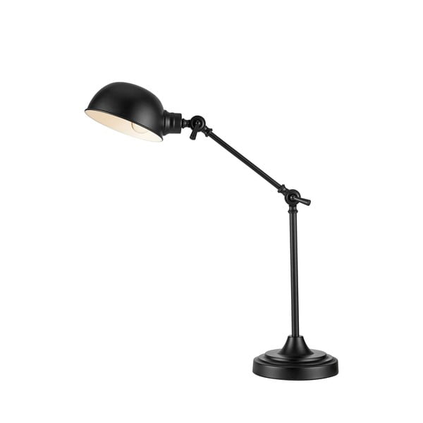 Черна настолна лампа (височина 67 cm) Portland - Markslöjd