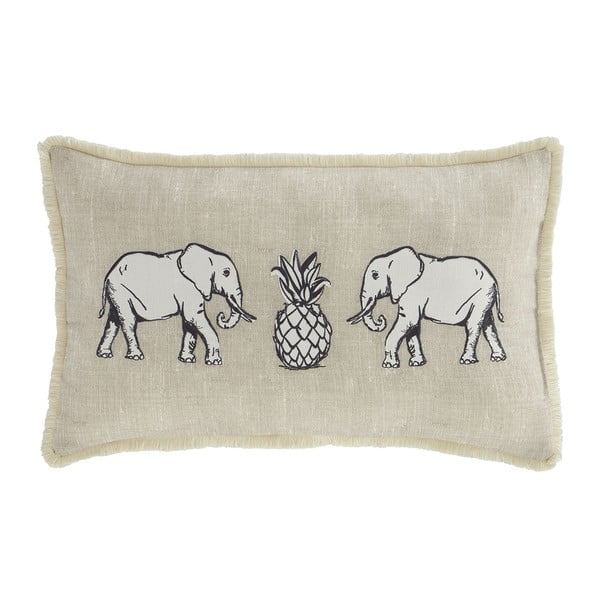 Бежова възглавница , 30 x 50 cm Tembo - Pineapple Elephant