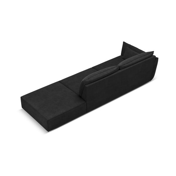 Тъмносив шезлонг (ляв ъгъл) Vanda – Mazzini Sofas-image-3