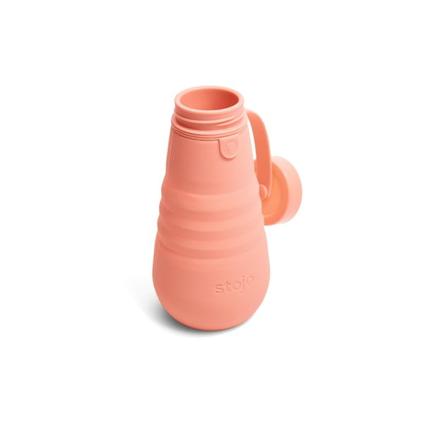 Оранжева сгъваема бутилка Бутилка кайсия, 590 ml Spring - Stojo-image-3