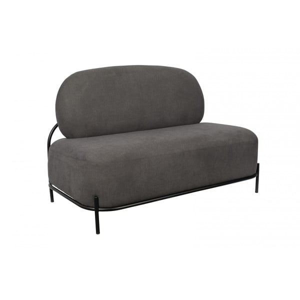 Тъмно сив диван Polly - White Label-image-2