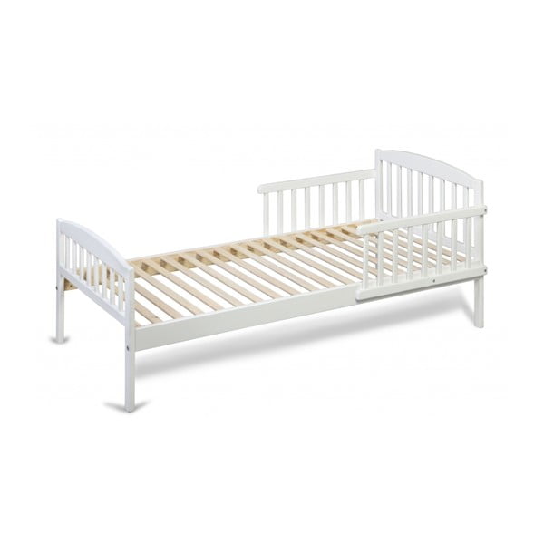 Класическо детско легло от бял бор, 70 x 140 cm - YappyKids
